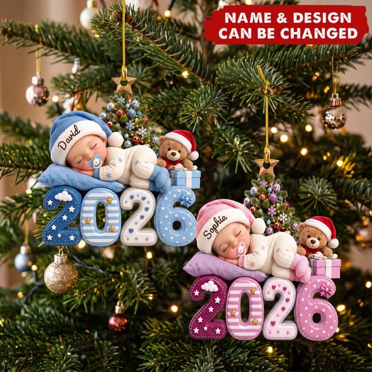 Our Greatest Blessing Ever - Personalized Acrylic Custom Shape Ornament