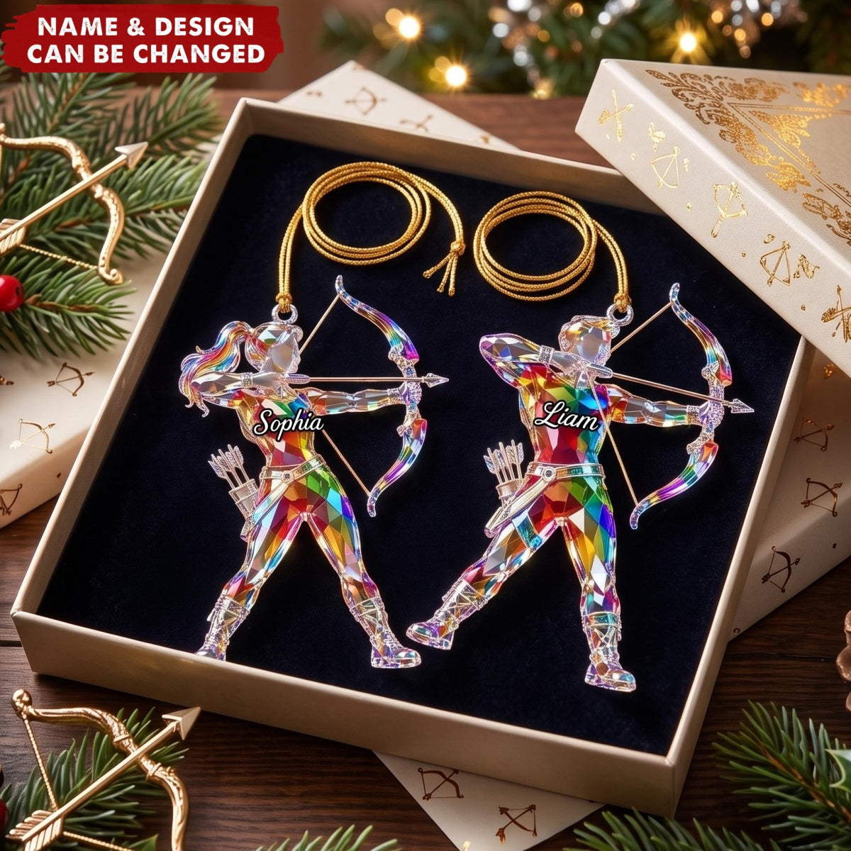 Archery – Personalized Acrylic Custom Shape Ornament
