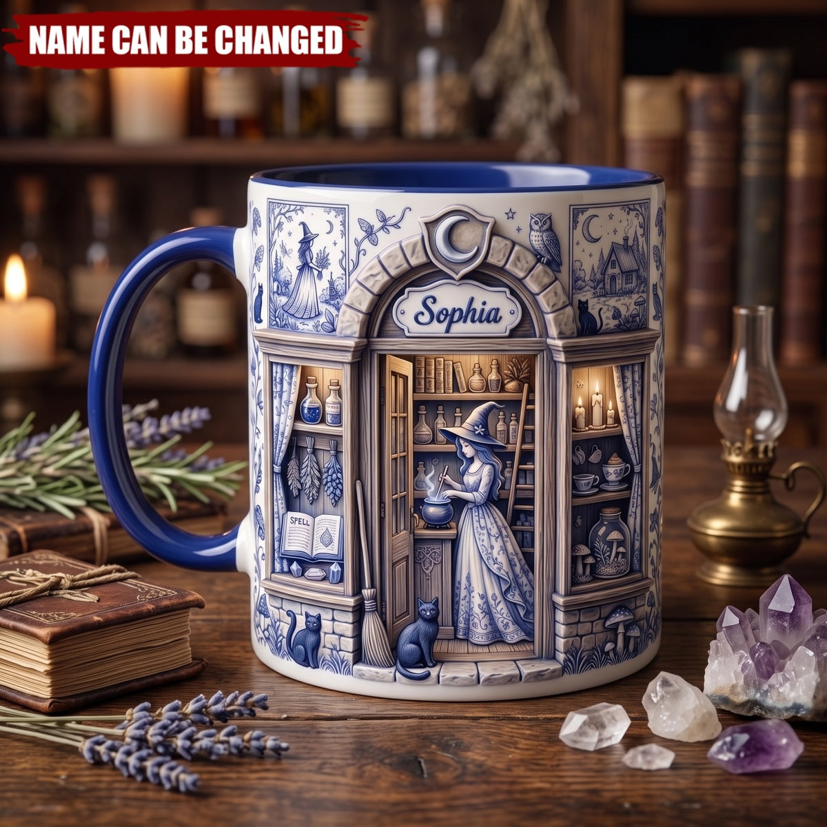 Witch Apothecary Shop - Personalized Custom Coffee Mug, Gift For Witch Lovers