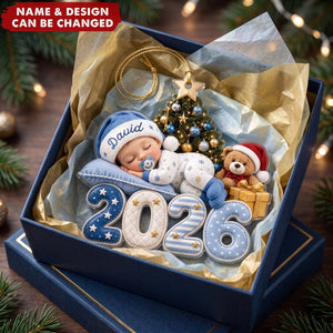 Baby's First Christmas 2026 – Personalized Acrylic Ornament