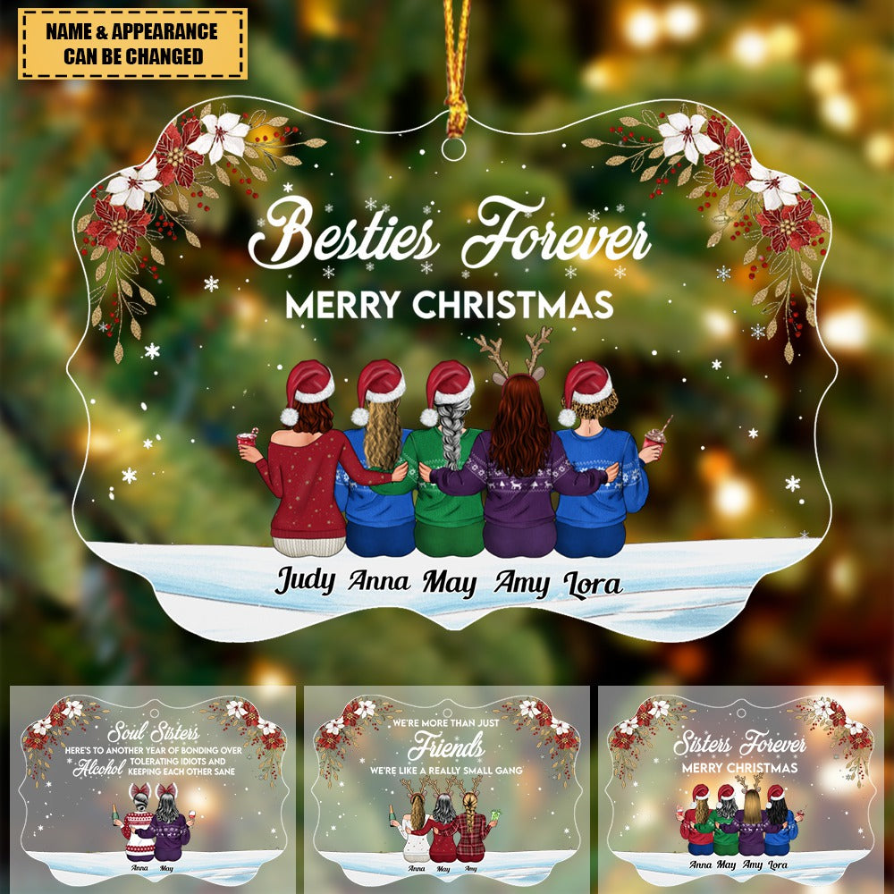 Here's To Another Year Of Bonding Over Alcohol - Personalized Acrylic Ornament