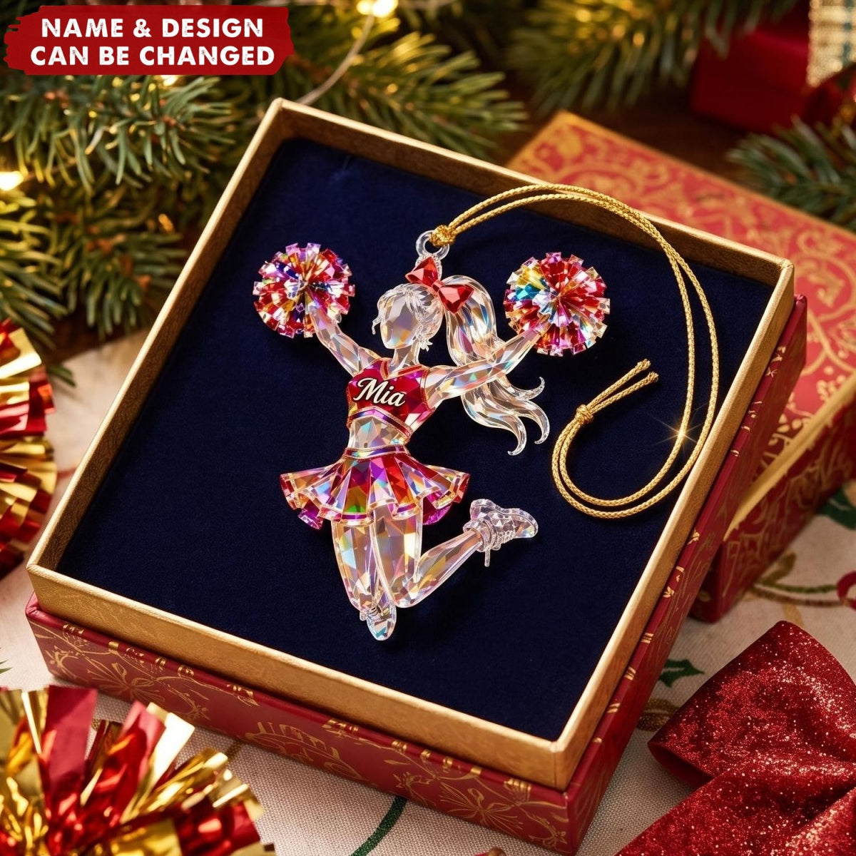 Cheerleading – Personalized Acrylic Custom Shape Ornament