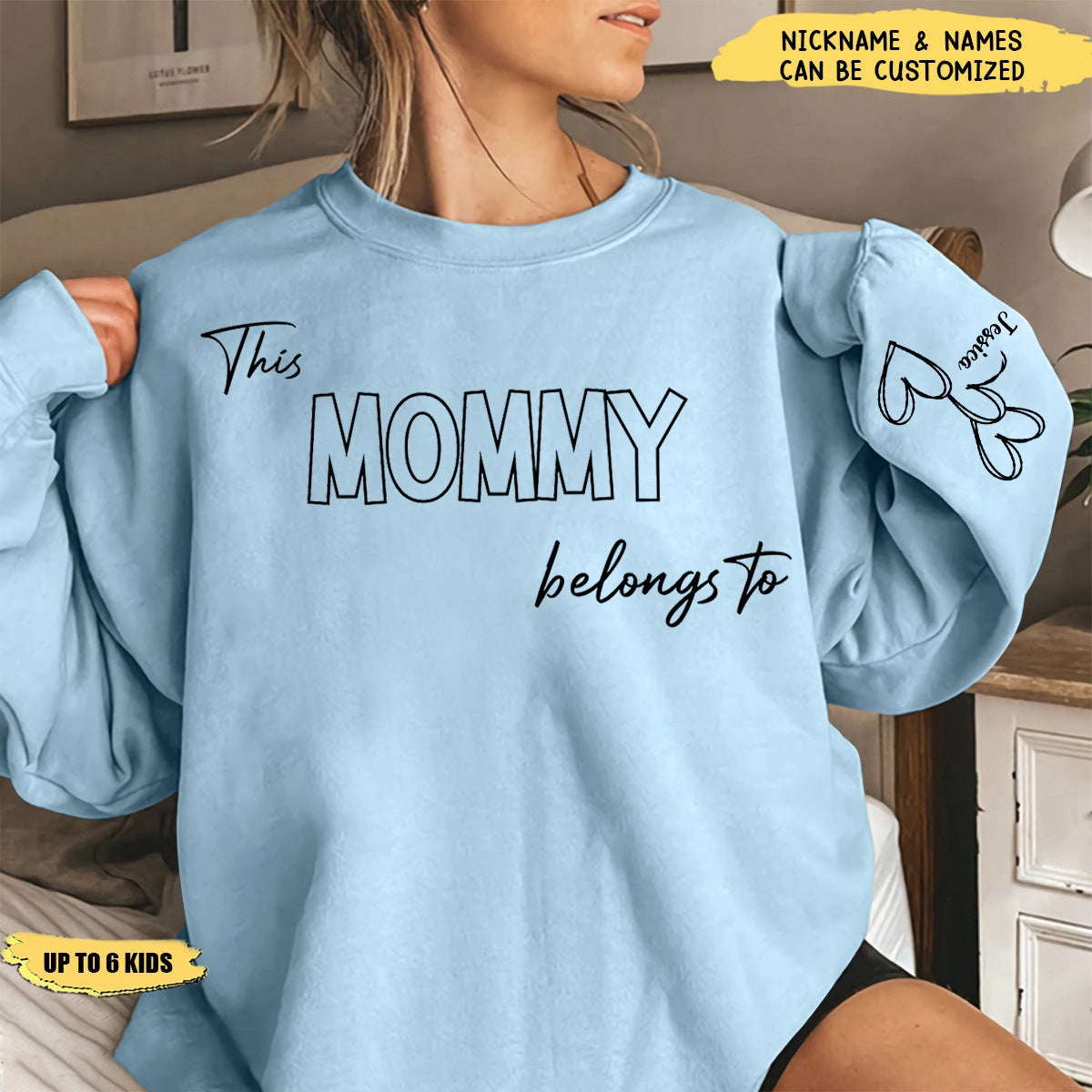 This Grandma Belongs To Family Personalized Sweatshirt