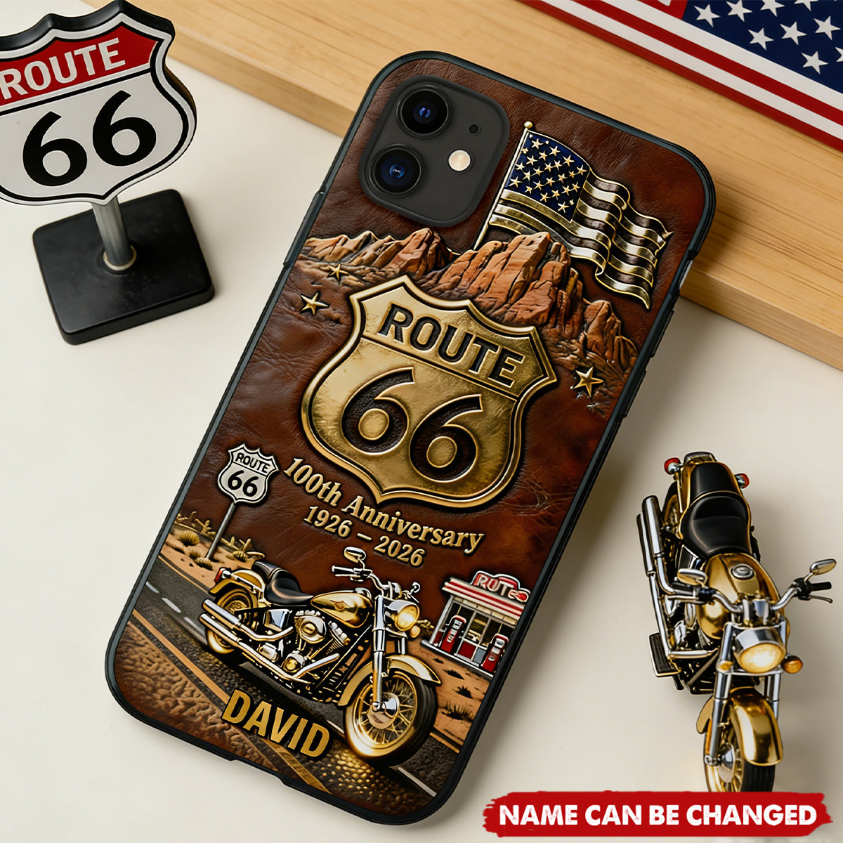 100th Anniversary Motorcycle - Personalized Phone Case, Gift For Bikers