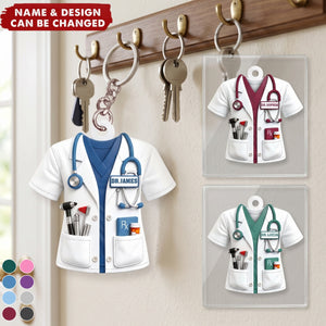 Doctor And Tools – Personalized Acrylic Keychain