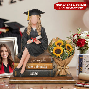 Not Just A Moment, A Milestone - Personalized 2-Layered Wooden Plaque