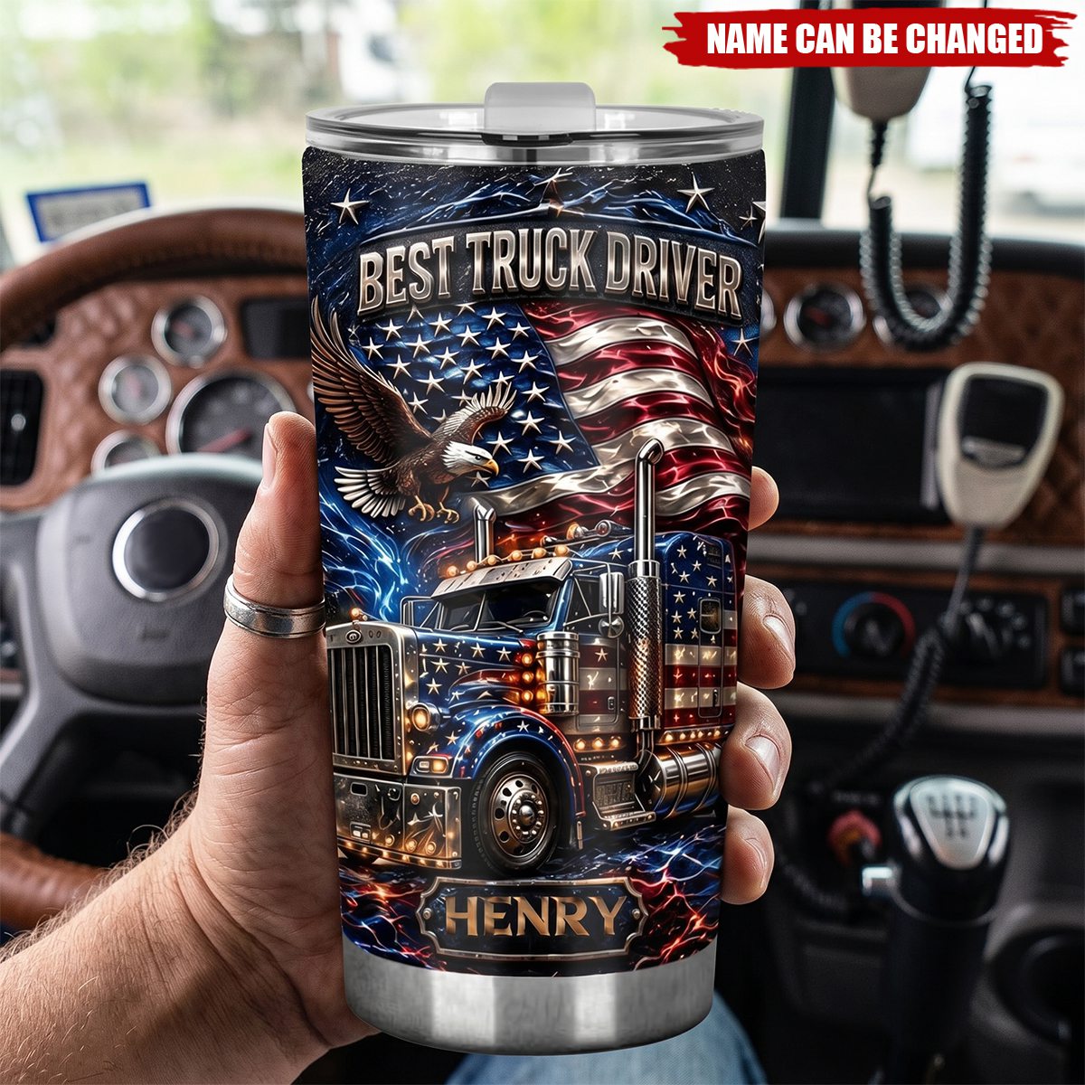 Best Truck Driver - Personalized Trucker Tumbler