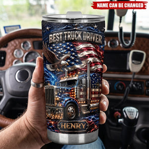 Best Truck Driver - Personalized Trucker Tumbler