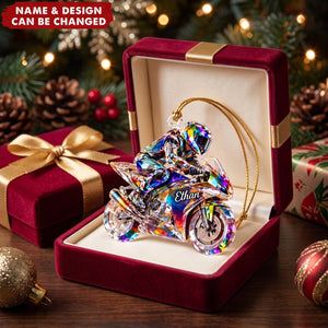 Motorcycle Soul – Personalized Acrylic Custom Shape Ornament