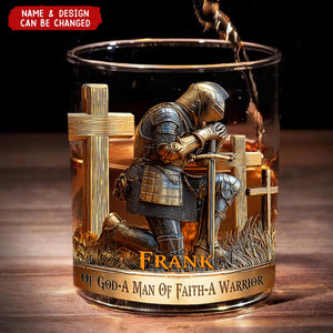A Child Of God - Personalized Christian Whiskey Glass