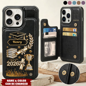 Graduation Gift - Personalized Graduation Wallet Phone Case