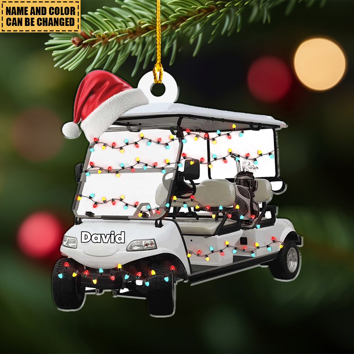 Personalized Golf Ornament, Gifts For Golf Lovers, Family Member