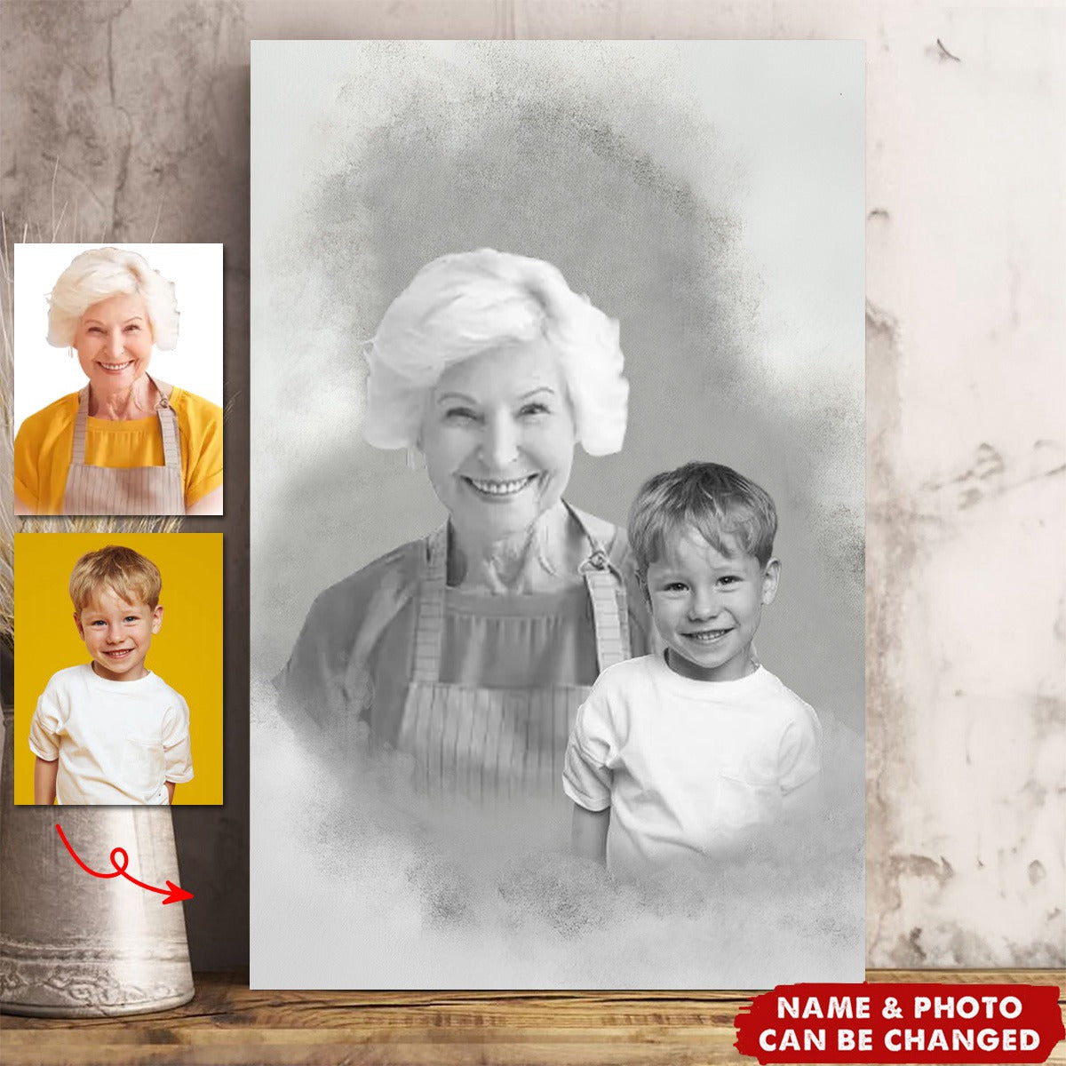 Custom Combo Photos - Personalized Poster For Family