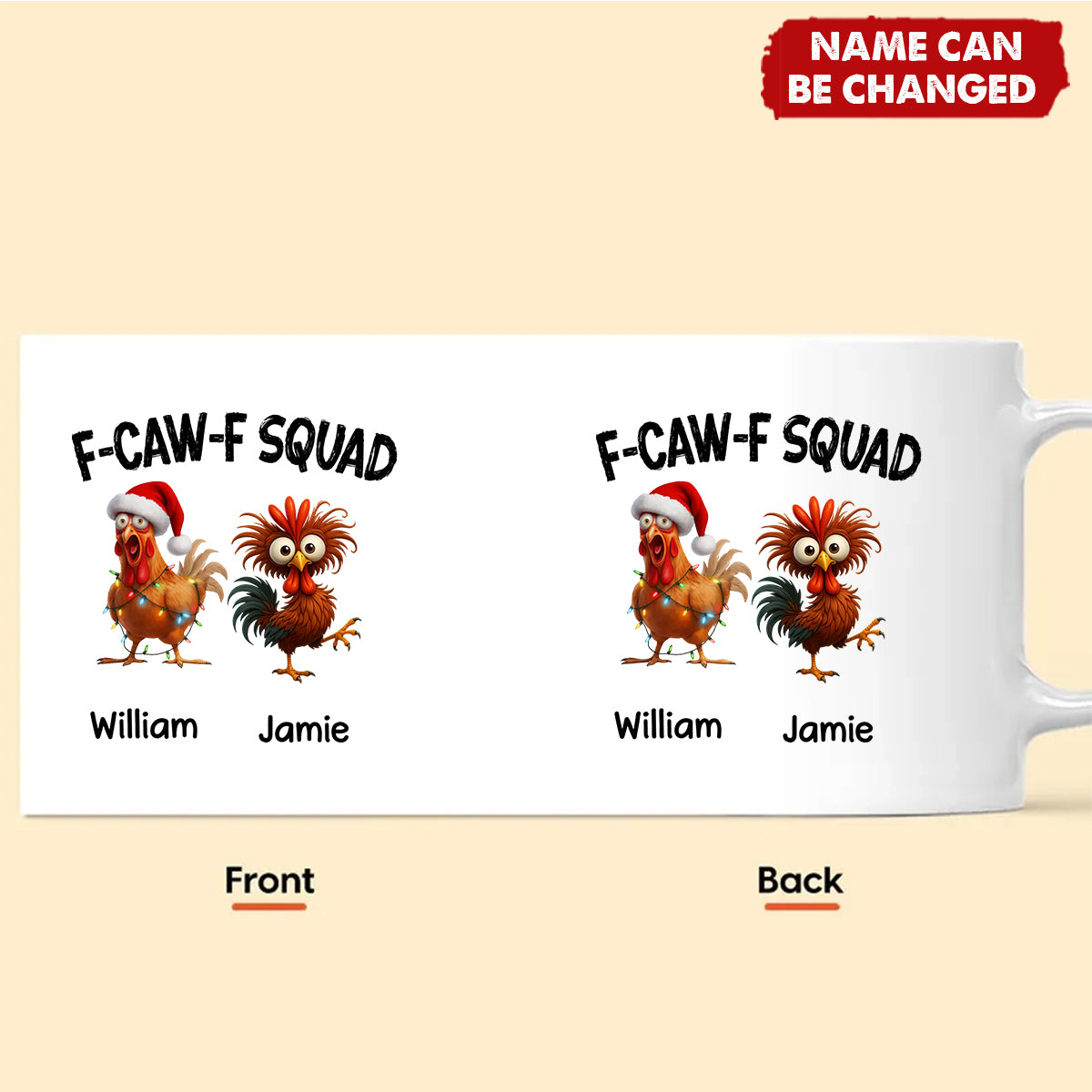 FCAWF Squad - Personalized Custom Coffee Mug