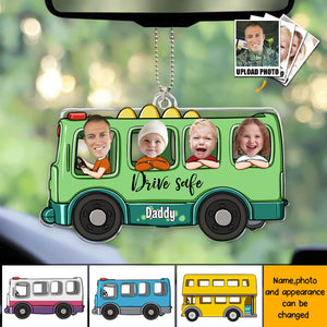 Drive Safe Mommy - Personalized Car Photo Ornament