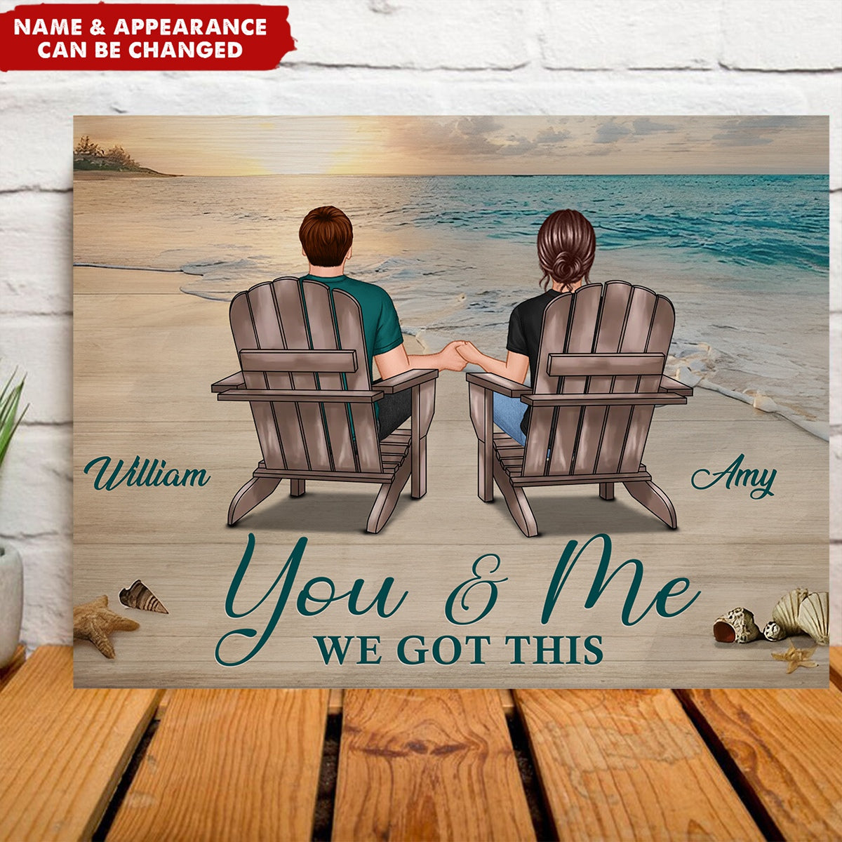 You & Me We Got This Anniversary Gift - Personalized Poster
