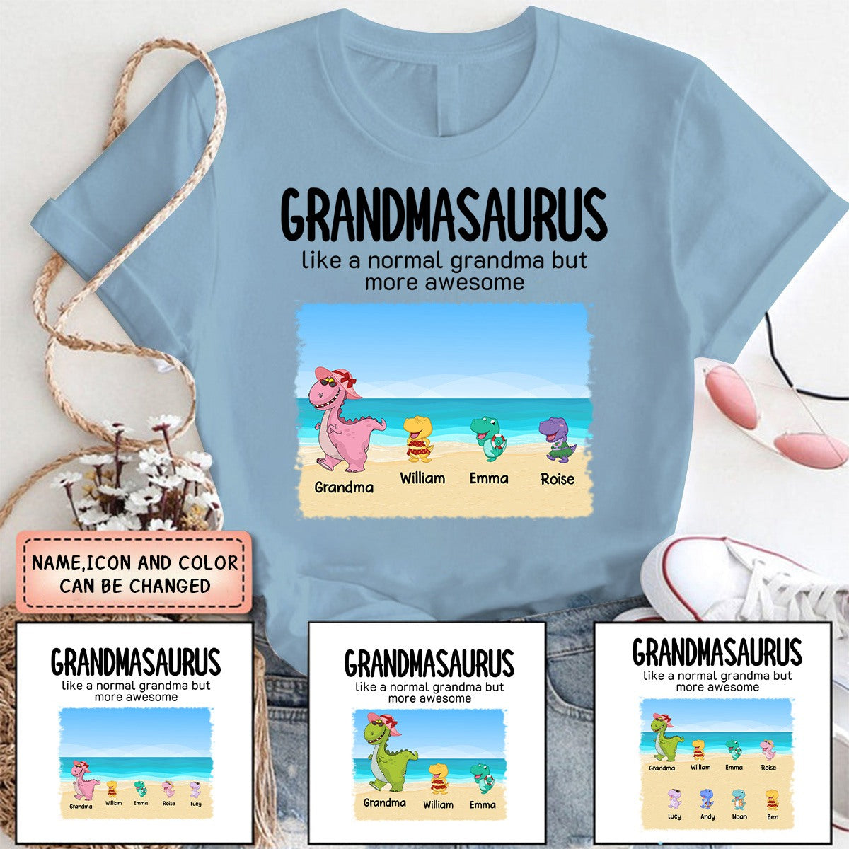 Personalized Like A Normal Grandma But More Awesome T-shirt