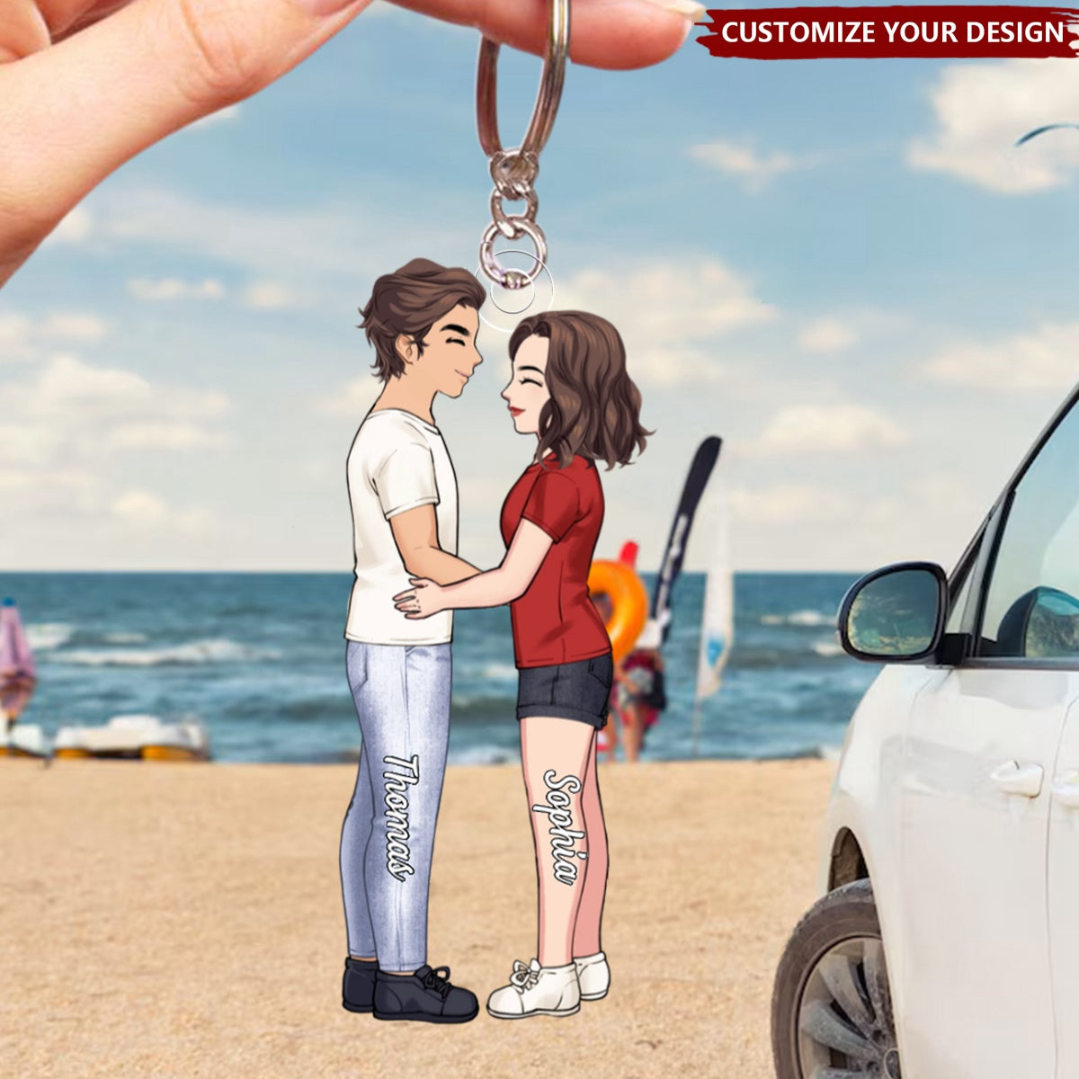 You Are My Favorite  - Couple Personalized Acrylic Keychain