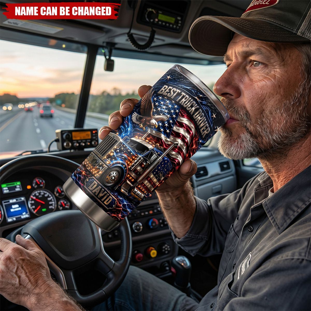 Best Truck Driver - Personalized Trucker Tumbler