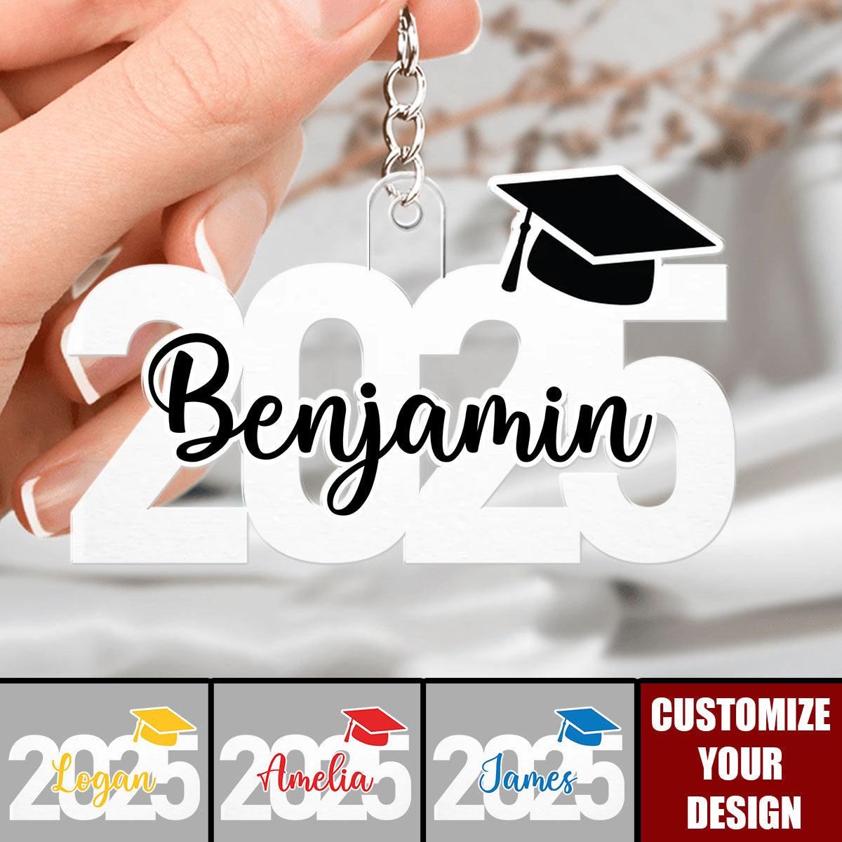 Class Of 2025 Graduation Senior - Personalized Acrylic Keychain