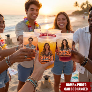 Custom Photo Graduation Cups - Personalized Graduation Gifts For Him, Her - The Journey Was Worth It