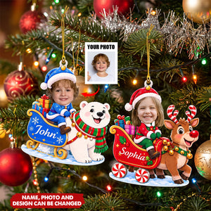 Grandkids Holiday – Personalized Acrylic Custom Shape Ornament