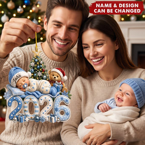 Baby First Christmas – Personalized Acrylic Custom Shape Ornament