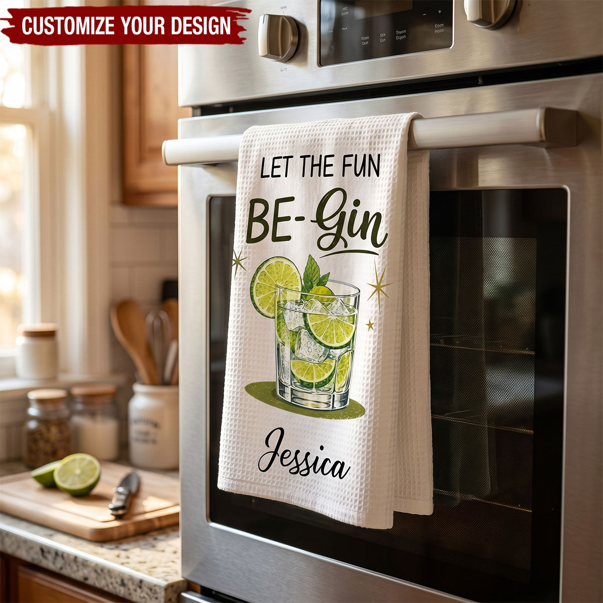 Custom Kitchen Towel - Personalized Birthday Gifts For Wife, Daughter, Besties, Mom, Yourself - Simply Being Me