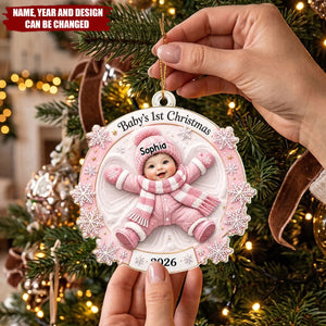 Little Miracle Big Love - Personalized Acrylic Custom Shape Ornament