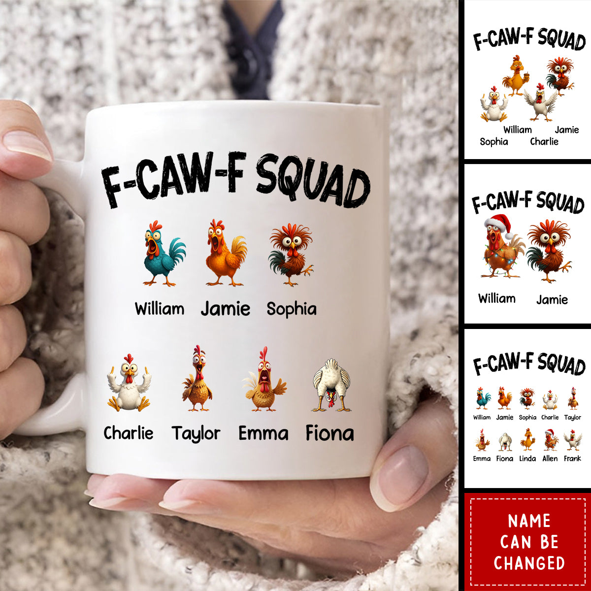 FCAWF Squad - Personalized Custom Coffee Mug