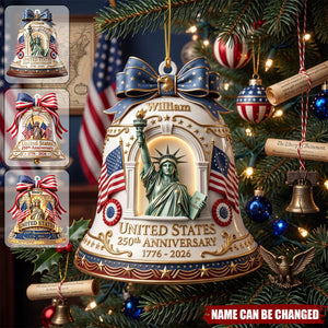 250th Anniversary of Americana Ornament, Independence Day Gift