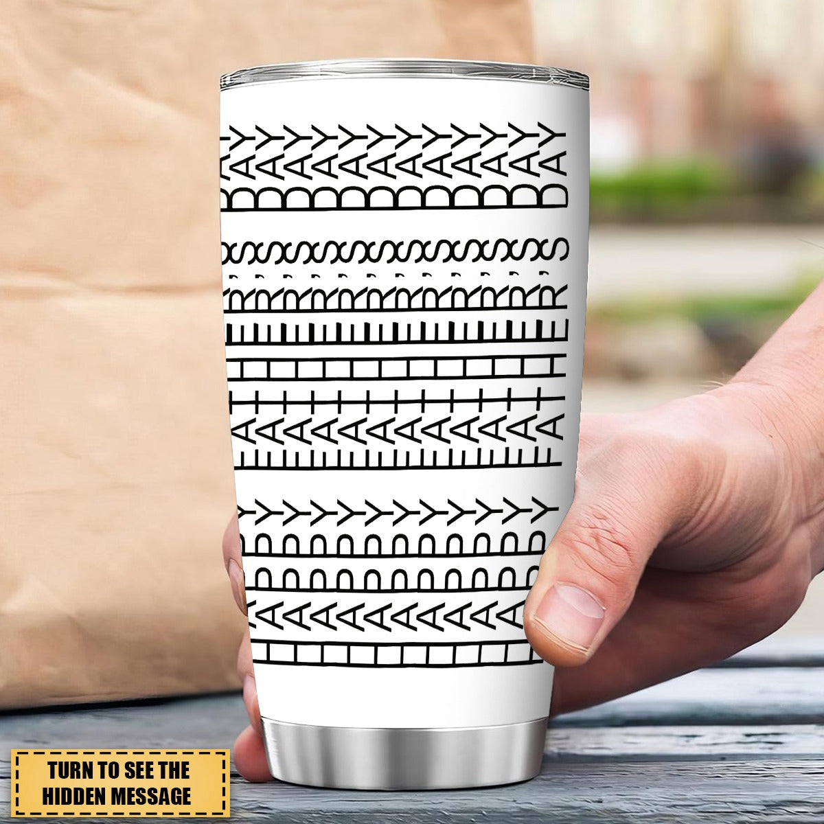 Happy Father's Day Funny Dad Hidden Message Tumbler, Father's Day Gift for Dad