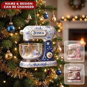Toile & Batter – Personalized Acrylic Custom Shape Ornament, Gift For Baker
