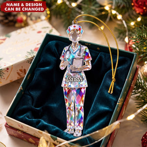 Just a Nurse – Personalized Acrylic Custom Shape Ornament