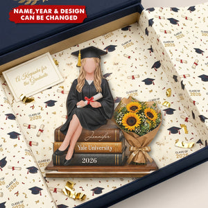 Not Just A Moment, A Milestone - Personalized 2-Layered Wooden Plaque