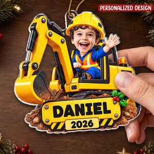 Custom Photo Acrylic Ornament - Personalized Christmas Birthday Gifts For Kids