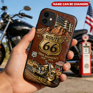 100th Anniversary Motorcycle - Personalized Phone Case, Gift For Bikers