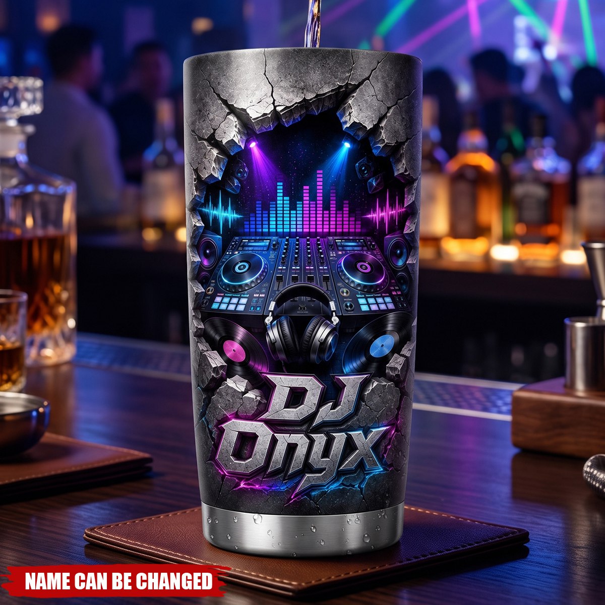 DJ Theme 20oz Tumbler - Custom Gifts For DJ Tumbler