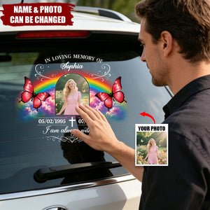Heaven Gained An Angel, We Gained A Guardian - Personalized Decal
