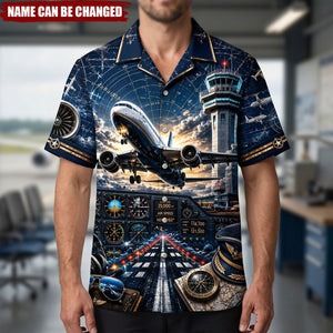 Sky Commander Hawaiian Shirt - Gifts For Pilots