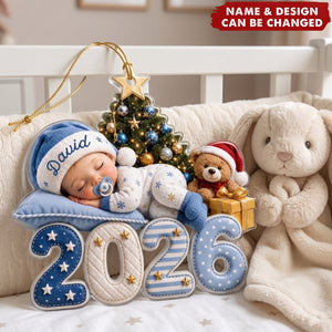 Baby's First Christmas 2026 – Personalized Acrylic Ornament
