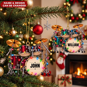 Drum Life – Personalized Acrylic Custom Shape Ornament