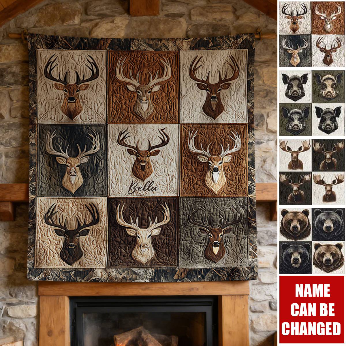 Love Hunting - Personalized Hunting Blanket