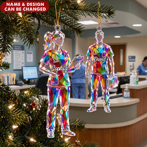 To the Best Nurse Ever – Personalized Acrylic Custom Shape Ornament