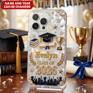 Class Of - Personalized Phone Case, Gift For Graduates
