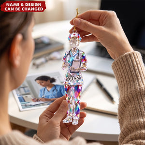 Just a Nurse – Personalized Acrylic Custom Shape Ornament
