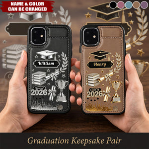 Graduation Gift - Personalized Graduation Wallet Phone Case