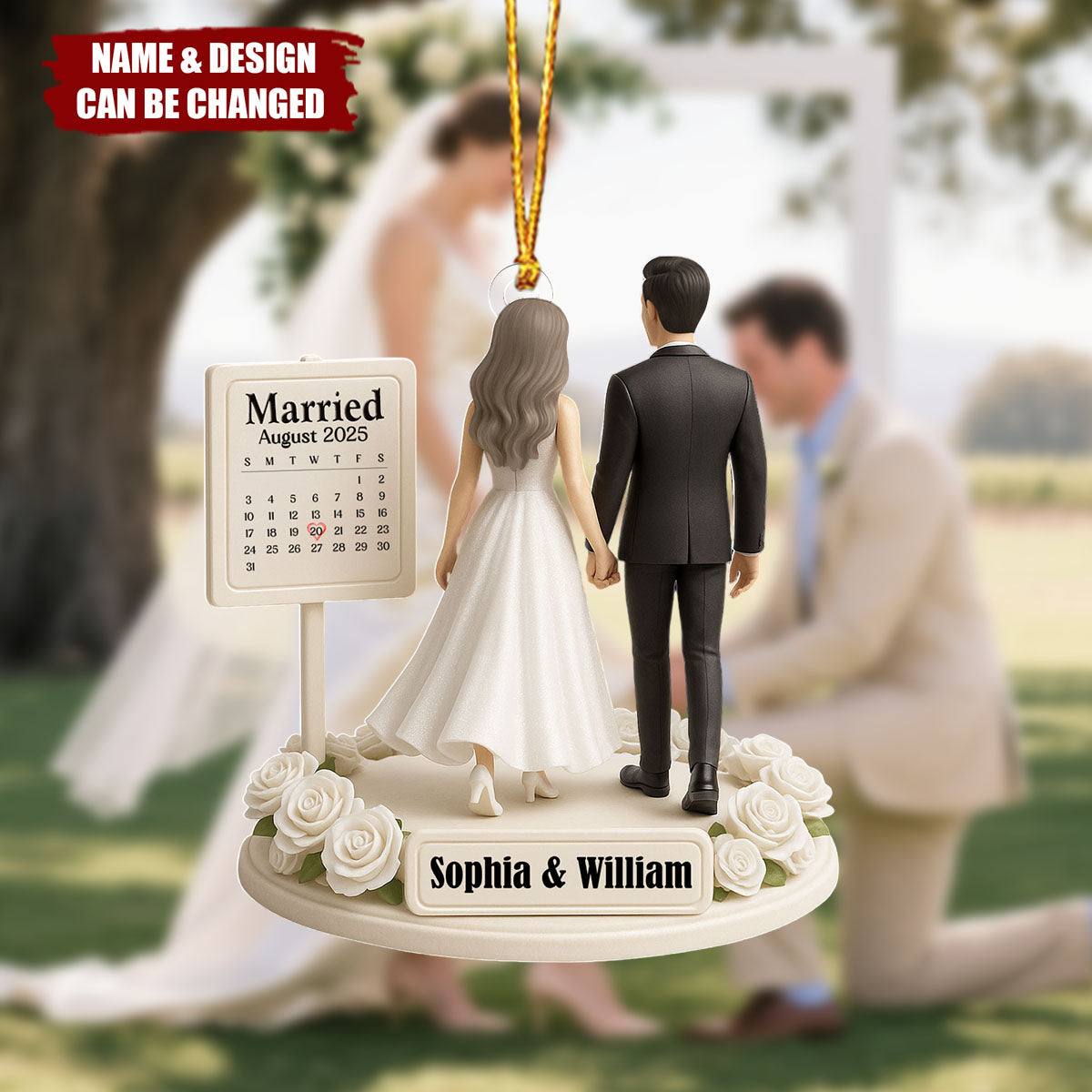 From This Day Forward - Personalized 1-Layer Acrylic Ornament