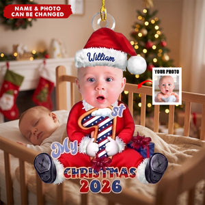 My 1st Christmas - Personalized 1-Layer Acrylic Ornament