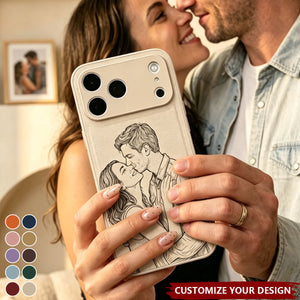 Custom Photo Phone Case Couple Gift For Her Gift For Him - Personalized Phone Case